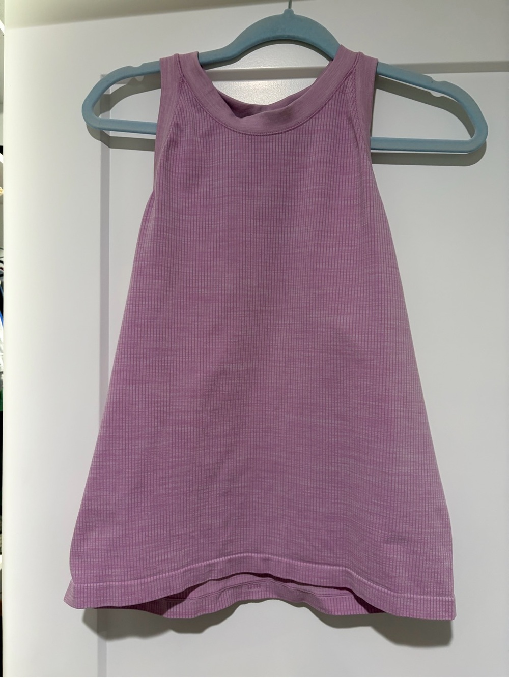 Athleta Lavender Ribbed Tank Top XL